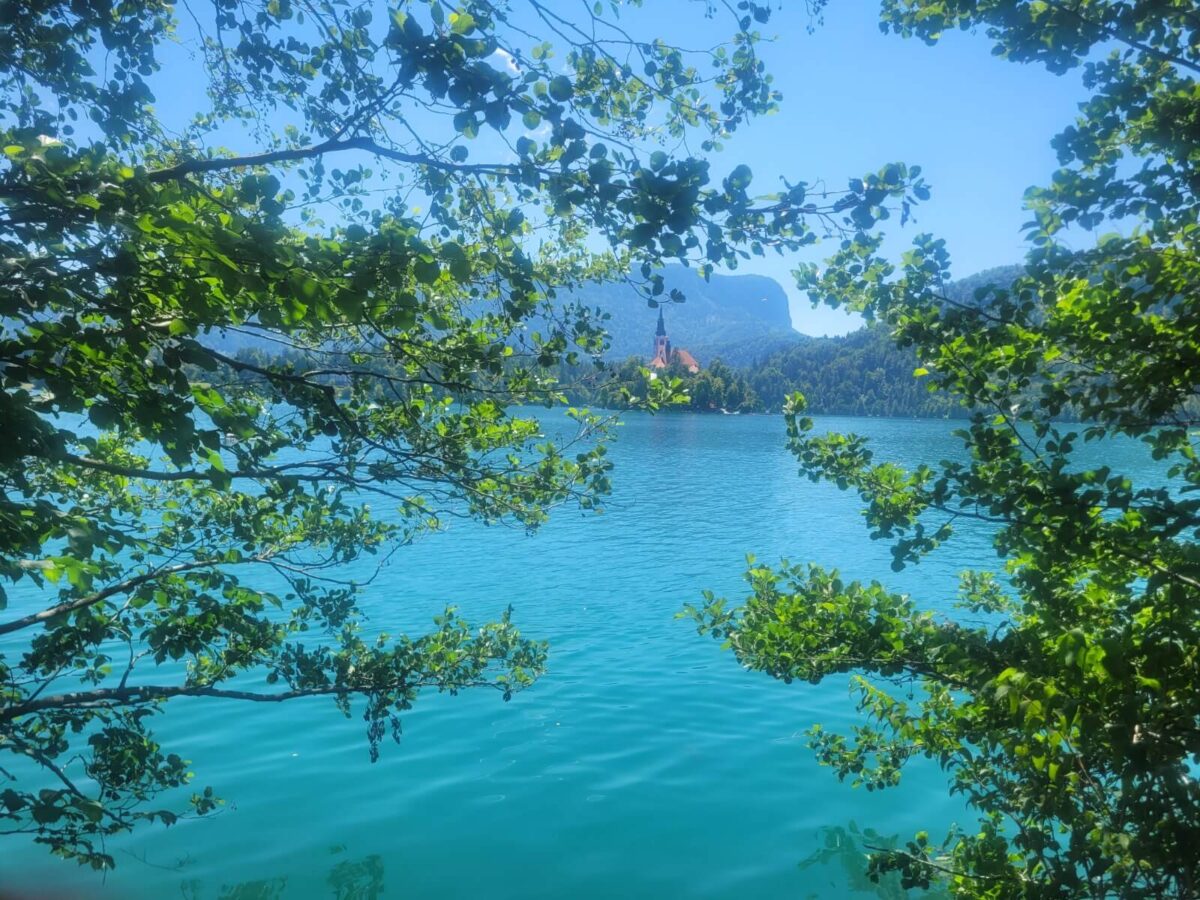 secluded spot in lake beld