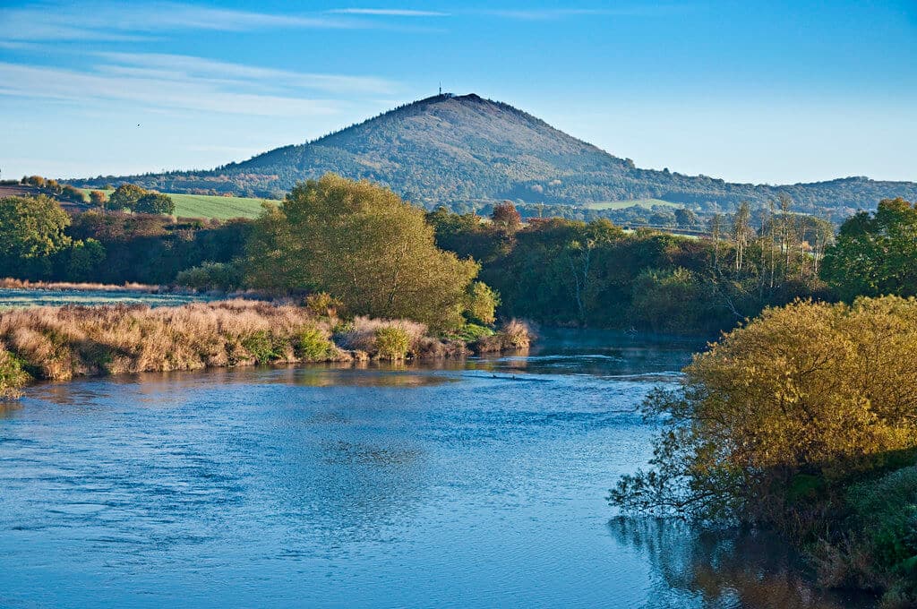 view of river severn at cressage